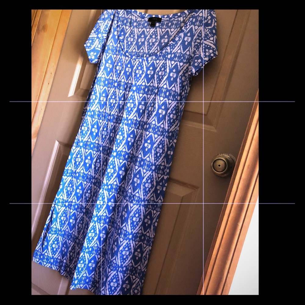 Large Blue jcrew dress 👗